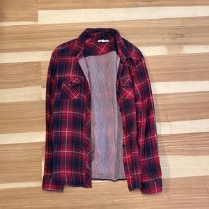 Womens plaid flannel shirt